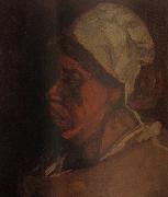 Head of a Peasant Woman with White Cap (nn04) Vincent Van Gogh